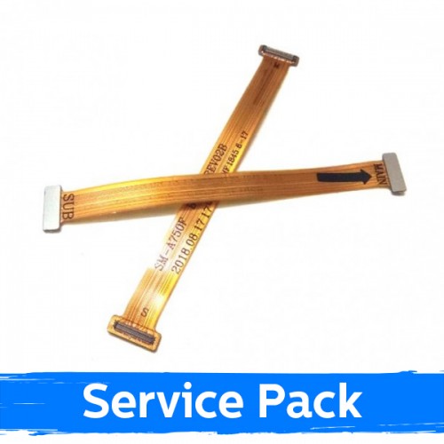 Lanksčioji jungtis skirta Samsung A750 A7 pagrindinė ekrano ir matinimo / (SUB/OCTA)(MAIN) / (Service Pack)