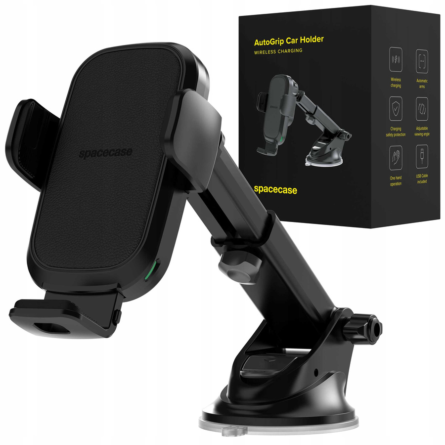 Spacecase Automobilinis laikiklis Car Holder Dash/Windshield Wireless Charge WM7B