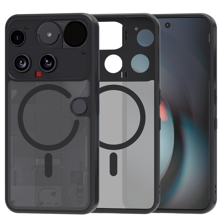 Spacecase Hybrid Mag dėklas Nothing Phone (3) juodas