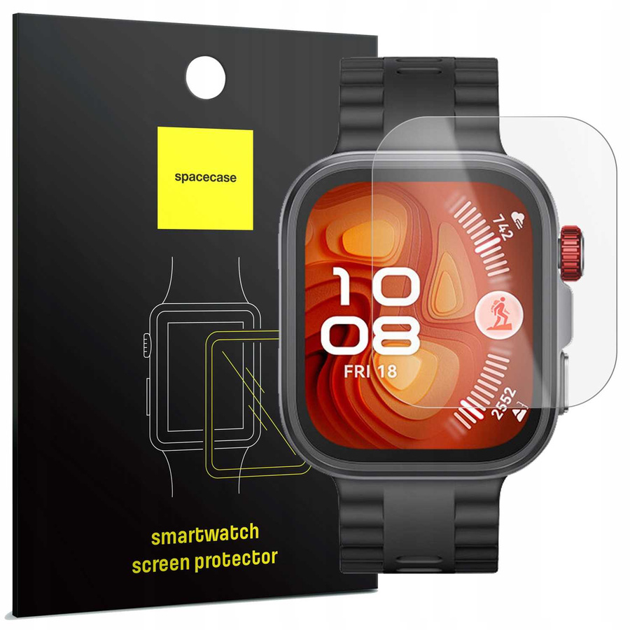 Spacecase Grūdintas stiklas SW Glass 2.5D Huawei Watch Fit 4 Pro