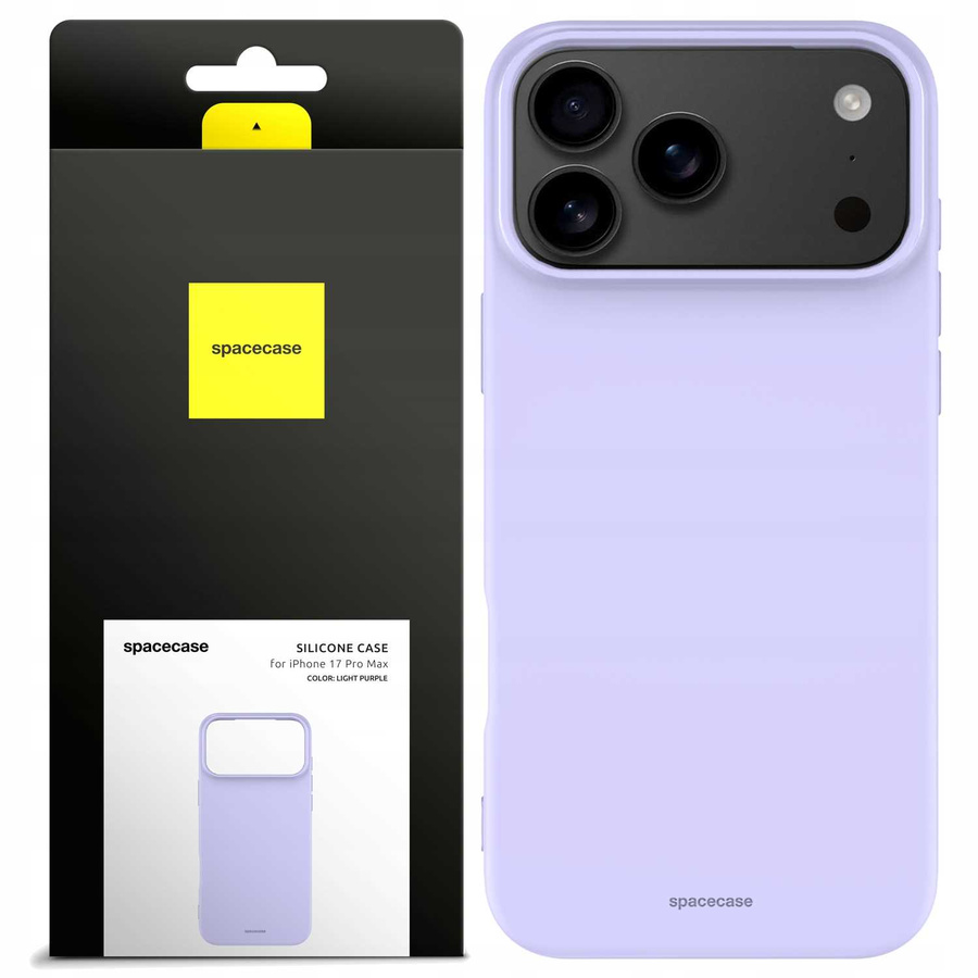 Spacecase Silikoninis dėklas 3.0 iPhone 17 Pro Max violetinis