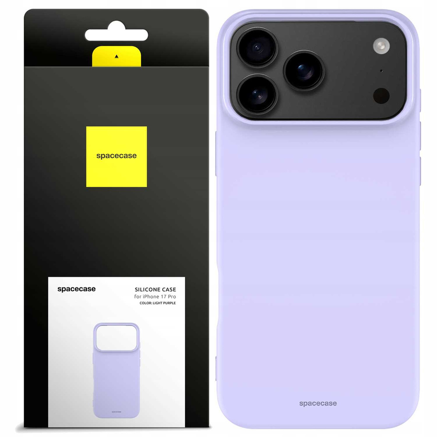 Spacecase Silikoninis dėklas 3.0 iPhone 17 Pro šviesiai violetinis