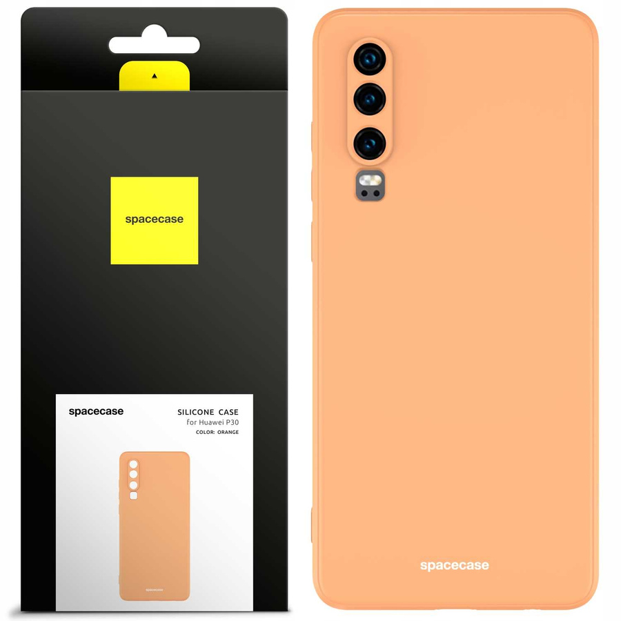 Spacecase Silikoninis dėklas Huawei P30 oranžinis