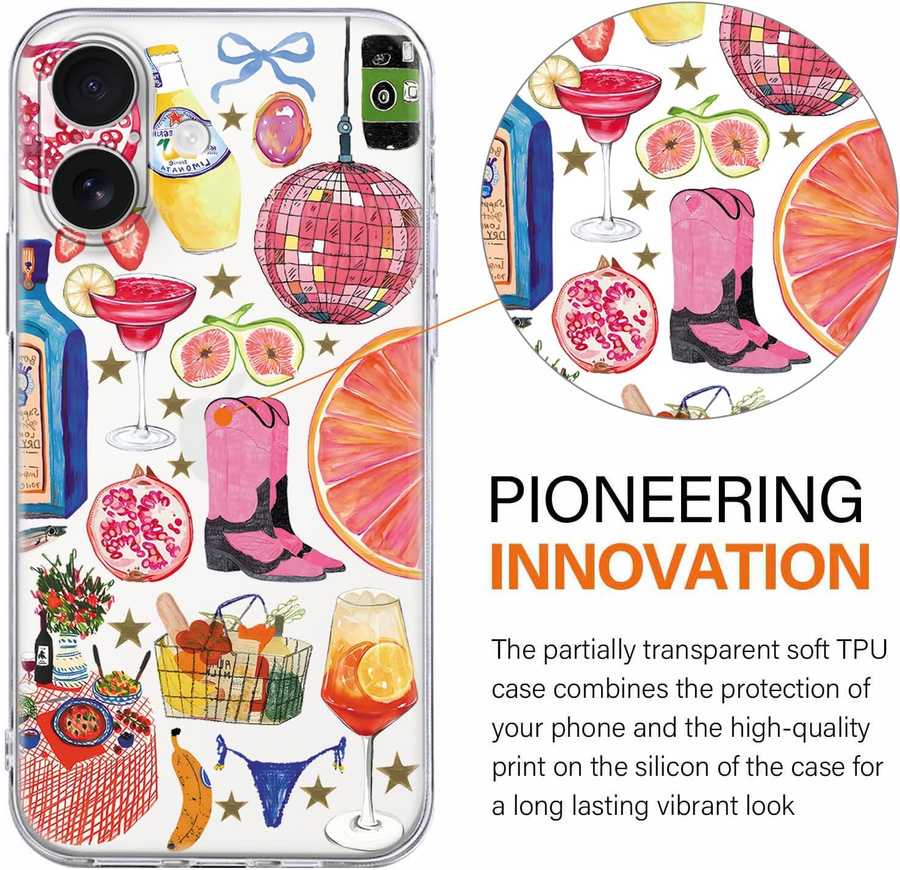 Pnakqil Iphone 17 dėklas Party