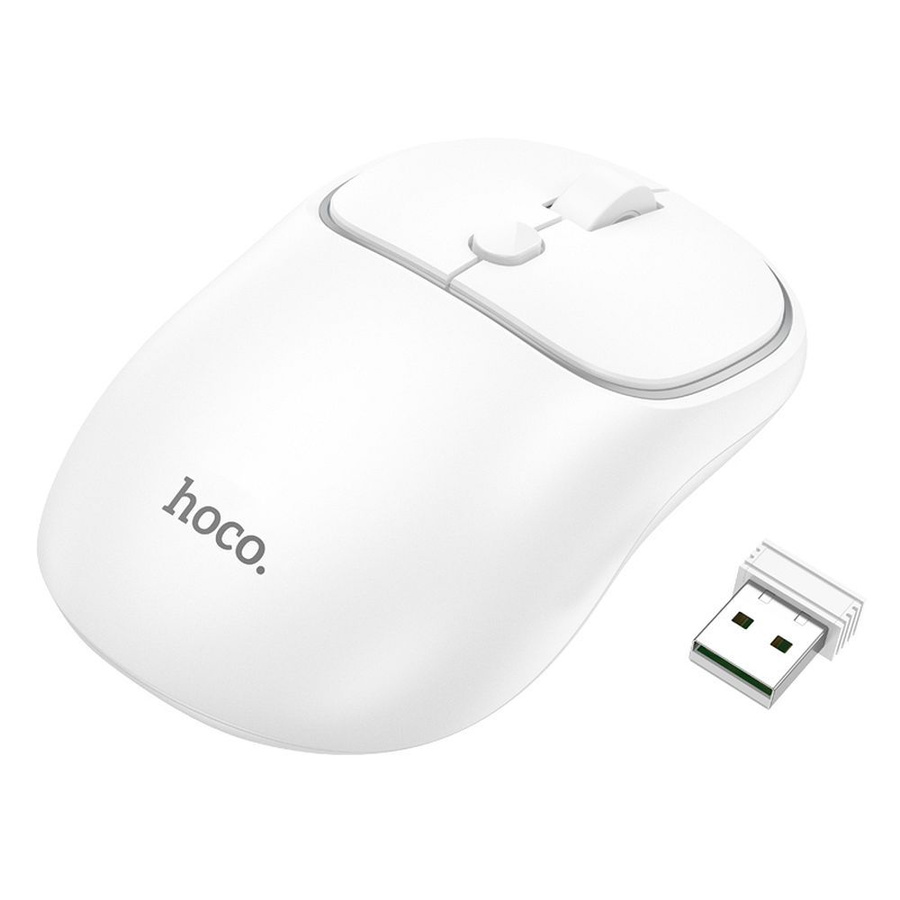 Belaidė pelė Hoco 2,4G 1600 dpi GM25 balta