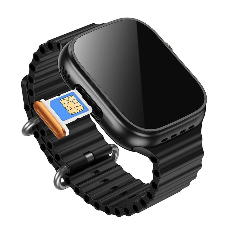 Išmanusis laikrodis Hoco 1,96" TFT 4G su skambučių funkcija DYD01 juodas