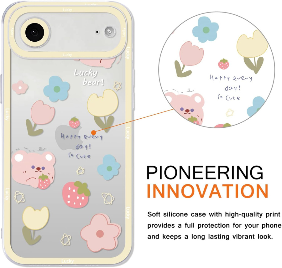 Pnakqil Iphone 17 Air Dėklas LuckyBear