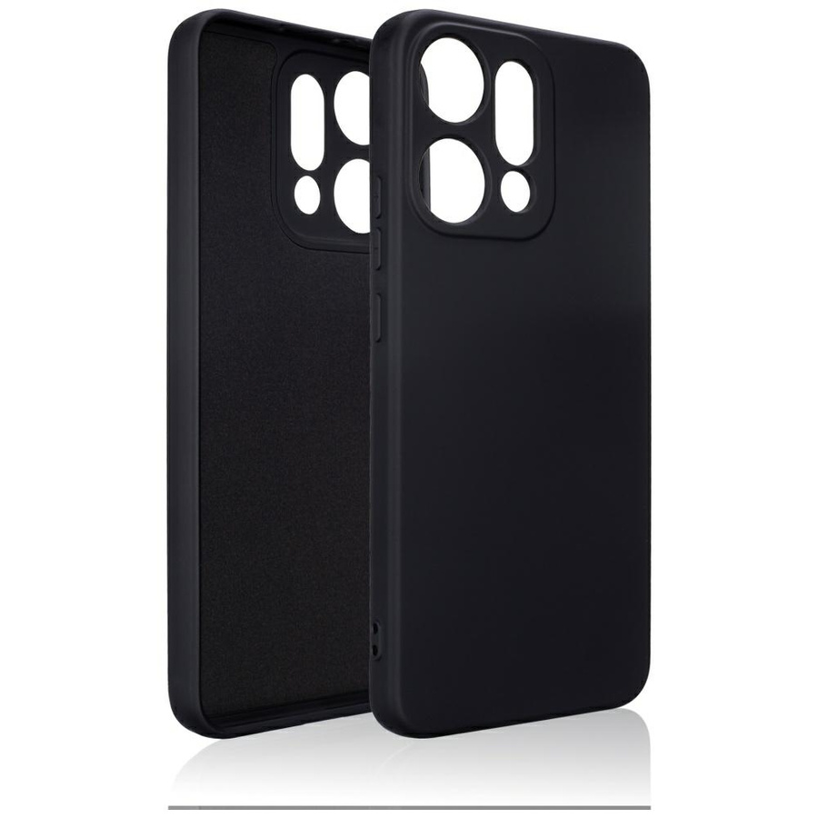 Beline silikoninis dėklas Oppo Reno 14 Pro juodas