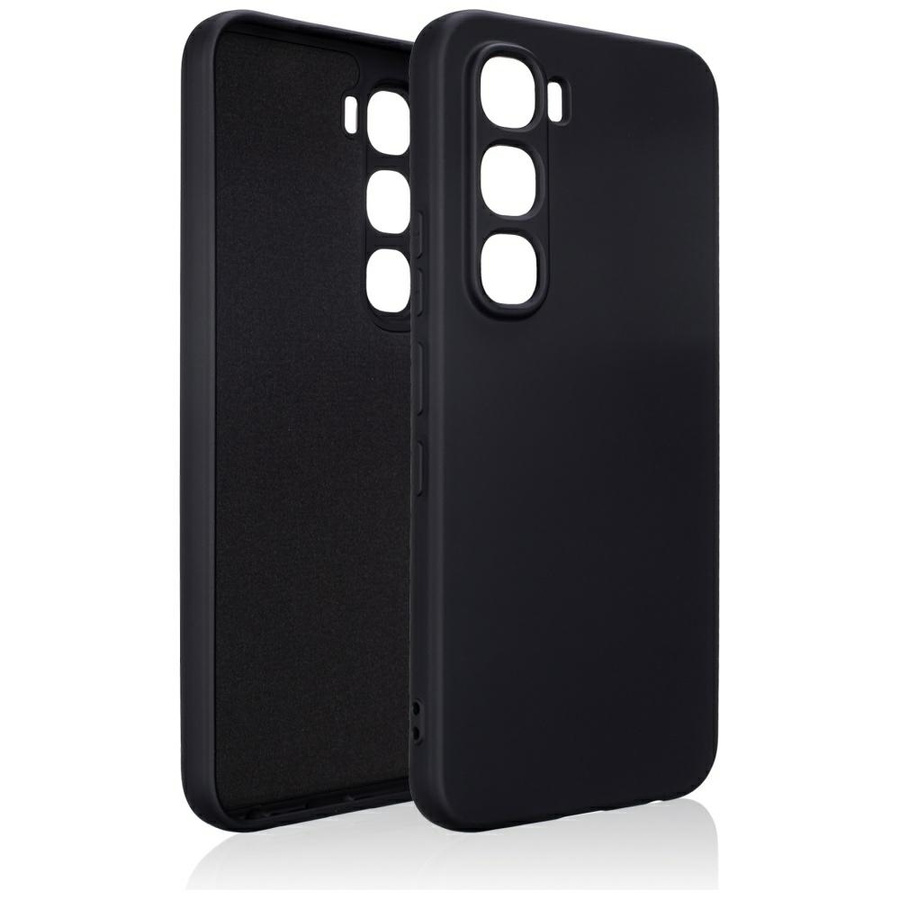 Beline silikoninis dėklas Infinix Hot 60 Pro juodas