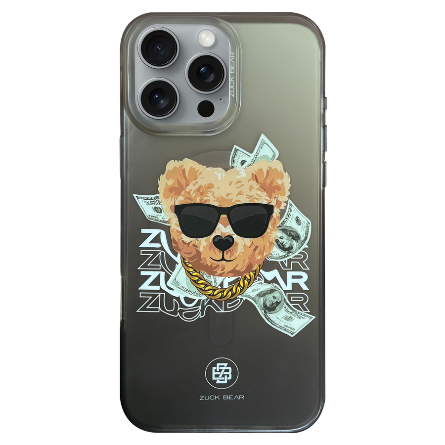 ZUCK BEAR HAROLD IPHONE 16 PRO MAX JUODAS