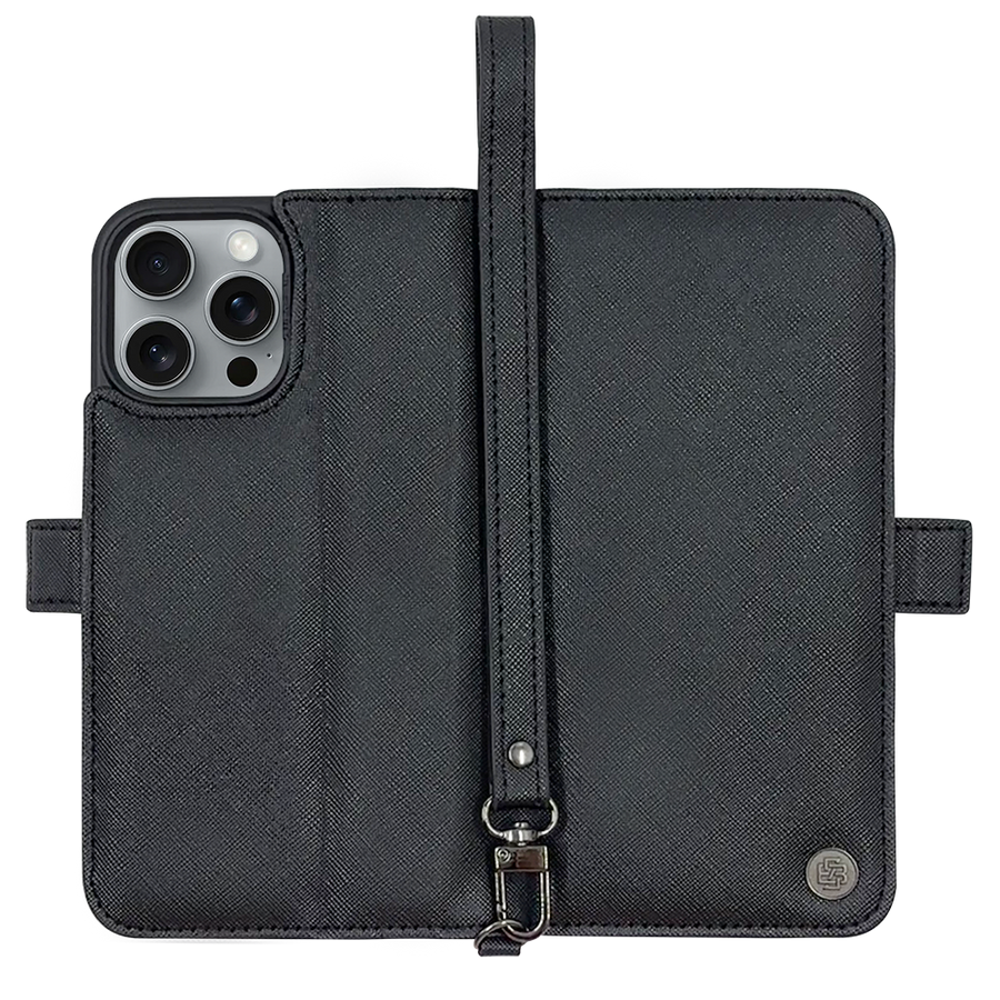 ZUCK BEAR GAVIN FOLIO IPHONE 16 PRO MAX JUODAS