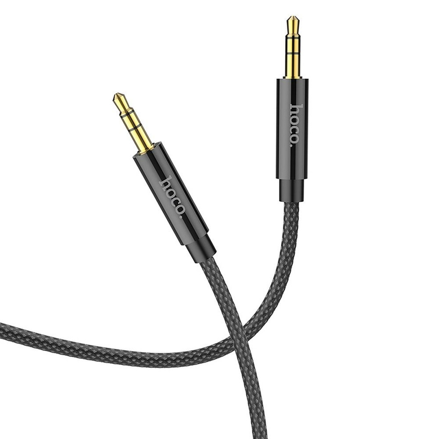 AUX laidas Jack 3,5 mm į Jack 3,5 mm Hoco 2 m UPA19 juodas