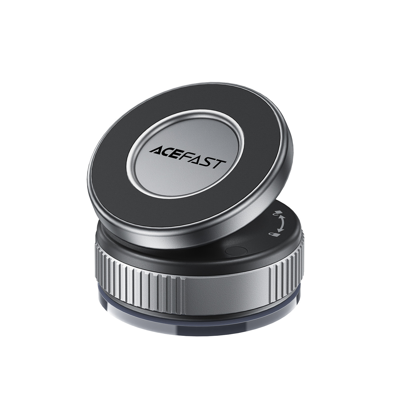 Acefast E27 magnetinis prietaisų skydelio/priekinio stiklo laikiklis su siurbtuku - juodas