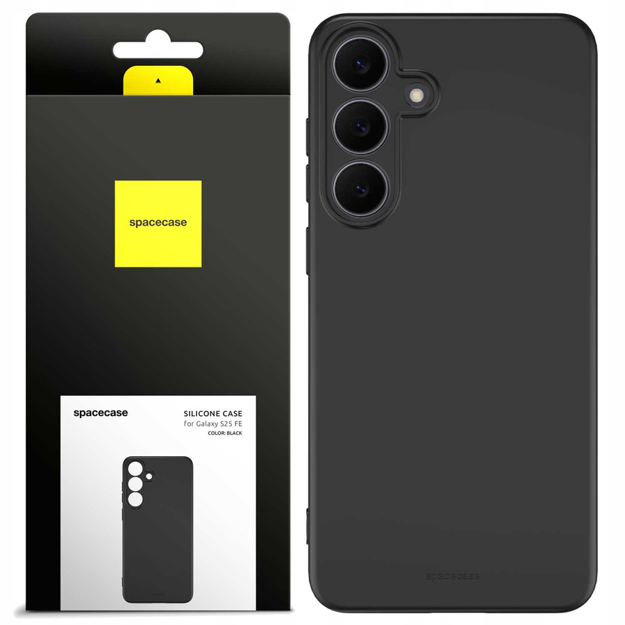 Spacecase Dėklas Silicone 3.0 Galaxy S25 FE juodas