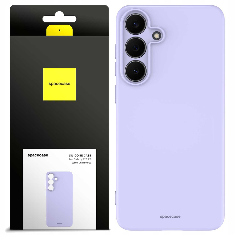 Spacecase Dėklas Silicone 3.0 Galaxy S25 FE šviesiai violetinis