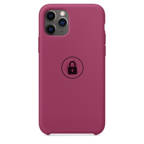 Dėklas "Silicone Case" skirtas iPhone 11 Pro / Pomegranate / su įpakavimu