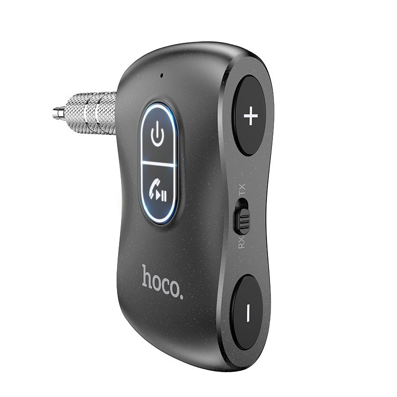 Automobilio Bluetooth siųstuvas Hoco Jack 3,5 mm E73 PRO juodas