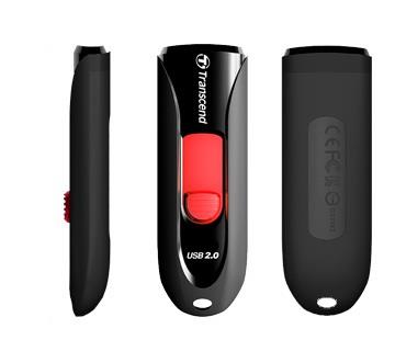 USB atmintinė USB2 64GB Transcend JetFlash 590