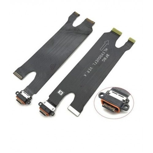 Krovimo lizdas skirtas Huawei P30 Pro su lanksčiąja jungtimi / plata 100% originalus (Service Pack)