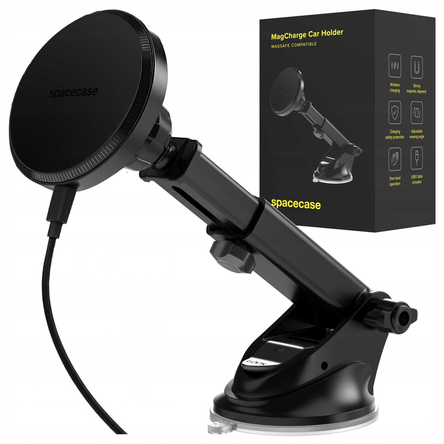 Spacecase Automobilinis laikiklis Dash/Windshield MagCharge WM12B