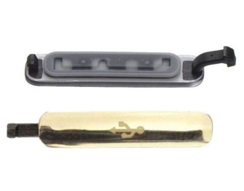 Krovimo kontakto dangtelis Samsung G900F S5 auksinis