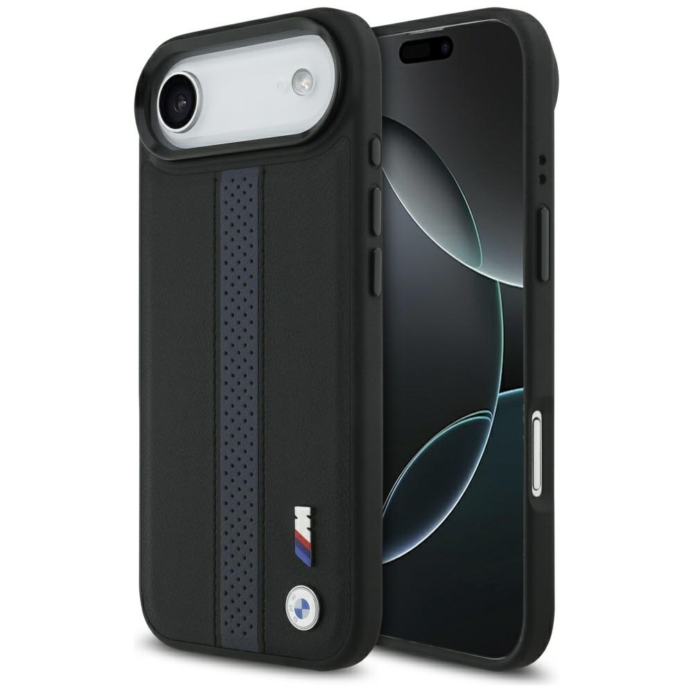 BMW M Perforated Stripe Logo MagSafe dėklas iPhone 17 Air - mėlynas
