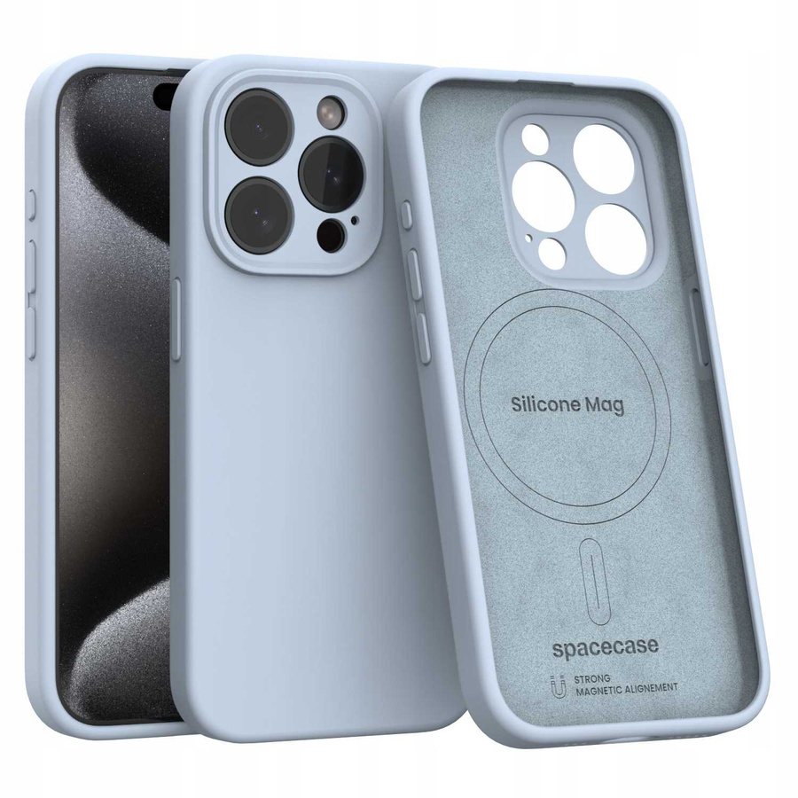 Spacecase Dėklas Silicone Mag iPhone 17 Pro oranžinis