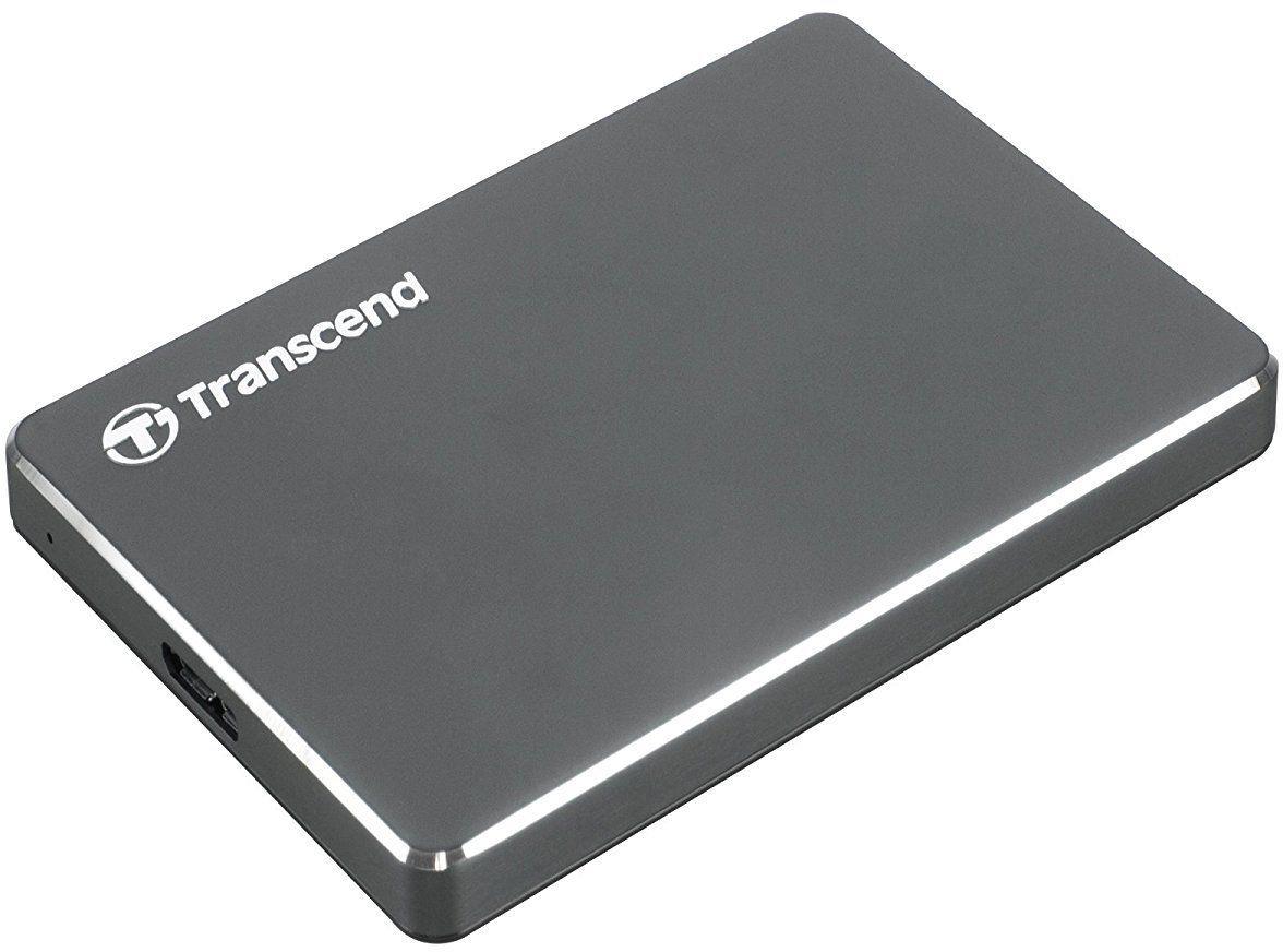Išorinis HDD TRANSCEND StoreJet 1TB USB 3.1 pilkas