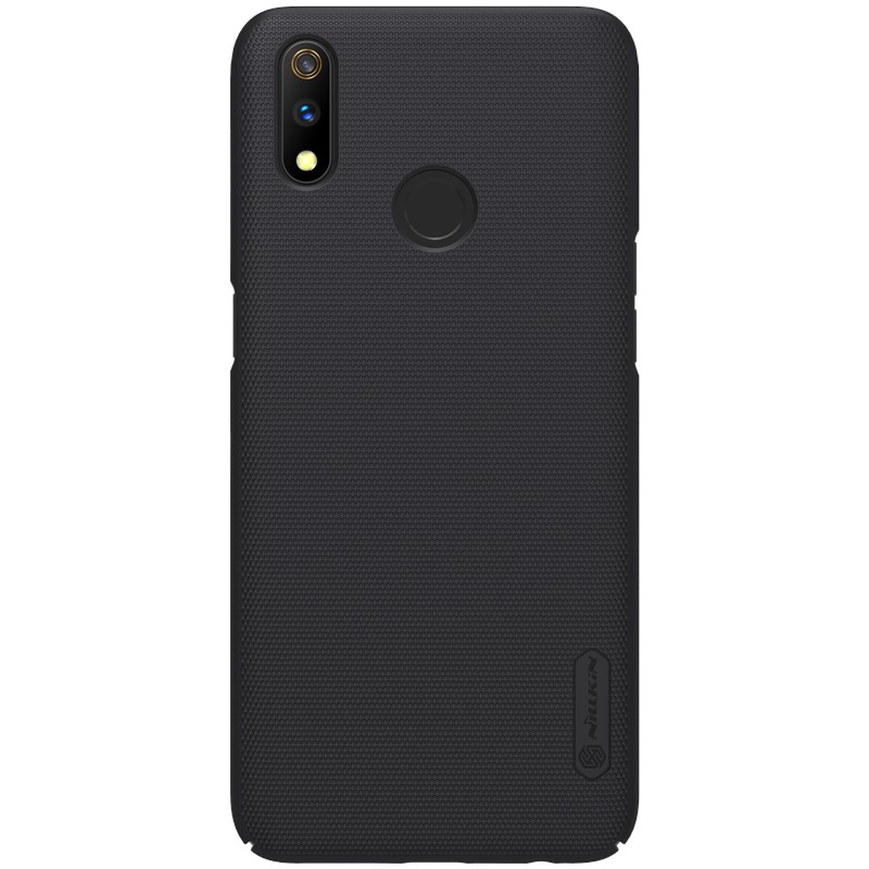 Nillkin Super Frosted Shield - dėklas Realme 3 Pro (Realme X Lite) (juodas)
