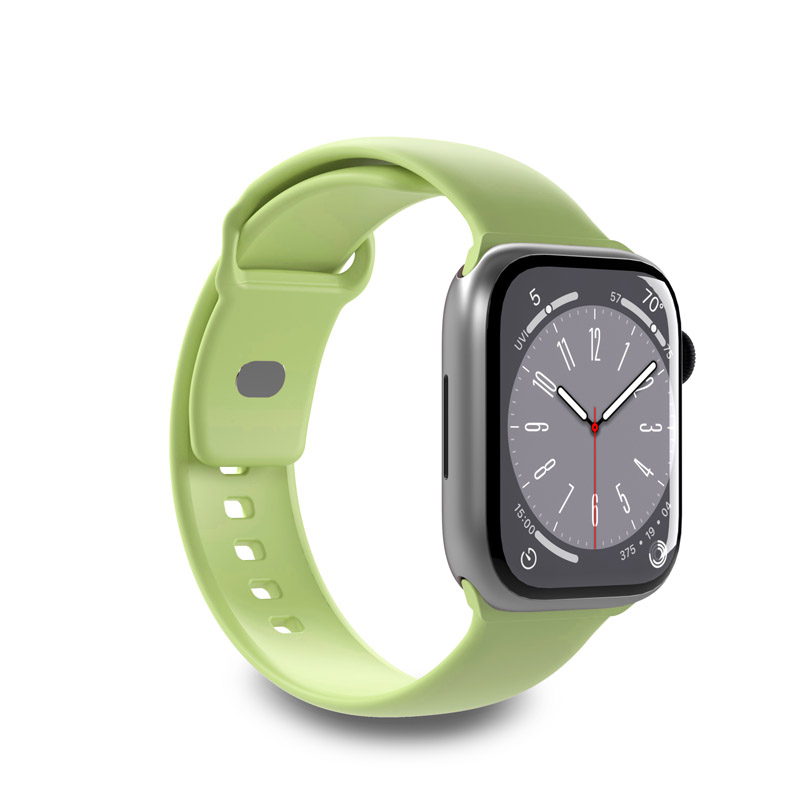 PURO ICON - elastinis dirželis Apple Watch 38/40/41/42 mm (S/M & M/L) (Matcha žalias)