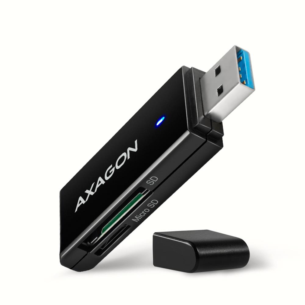 Axagon atminties kortelių skaitytuvas USB3.2 SD/MicroSD CRE-S2N