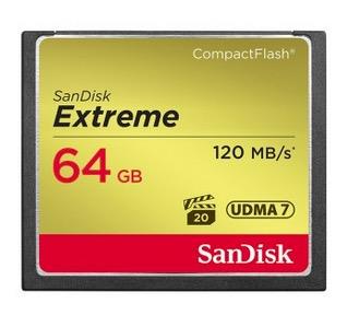 CompactFlash atminties kortelė SANDISK 64GB SDCFXSB-064G-G46