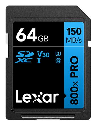 Lexar SDXC 64GB UHS-I atminties kortelė