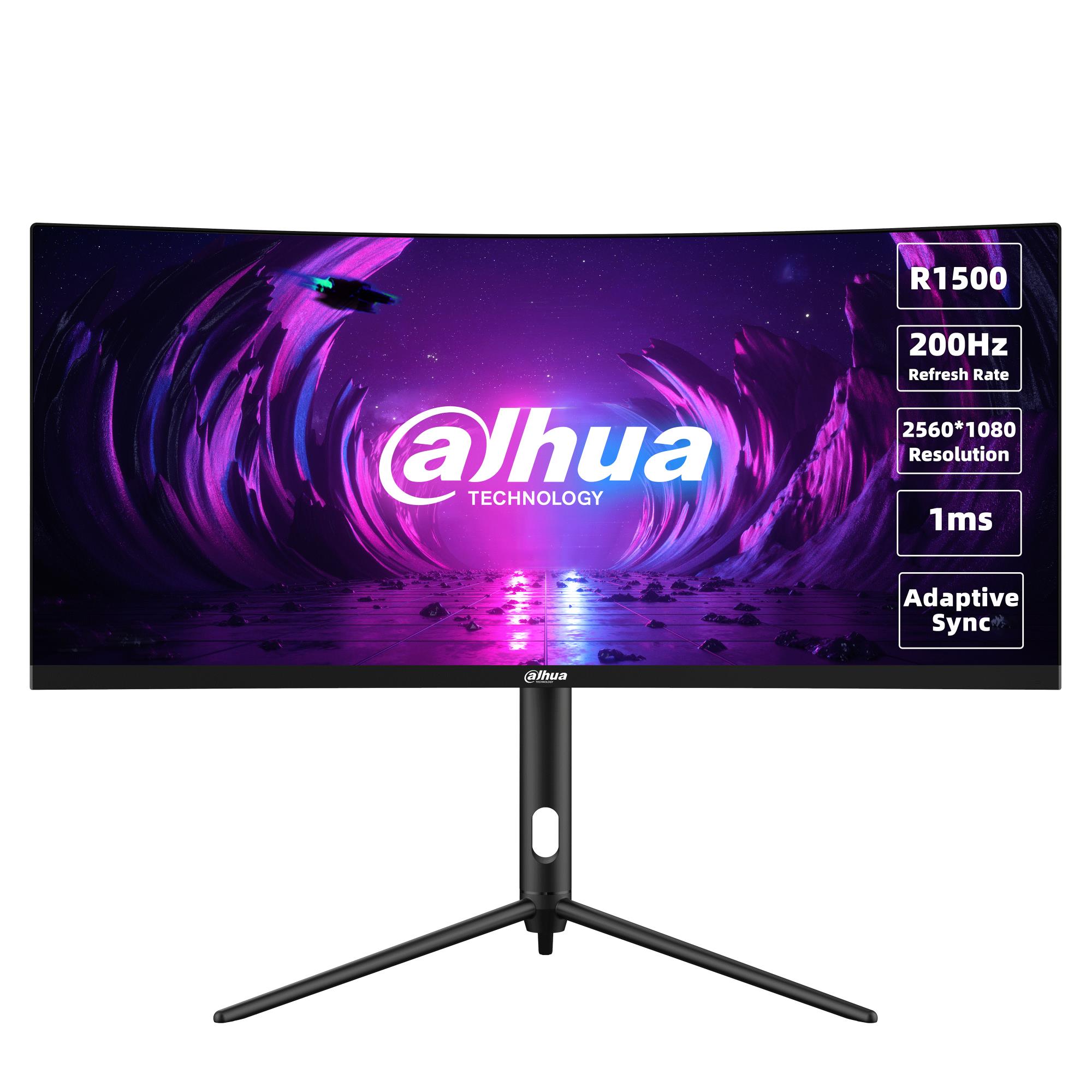 Monitorius DAHUA LM30-E330CA 30" VA 2560x1080 200Hz 1 ms
