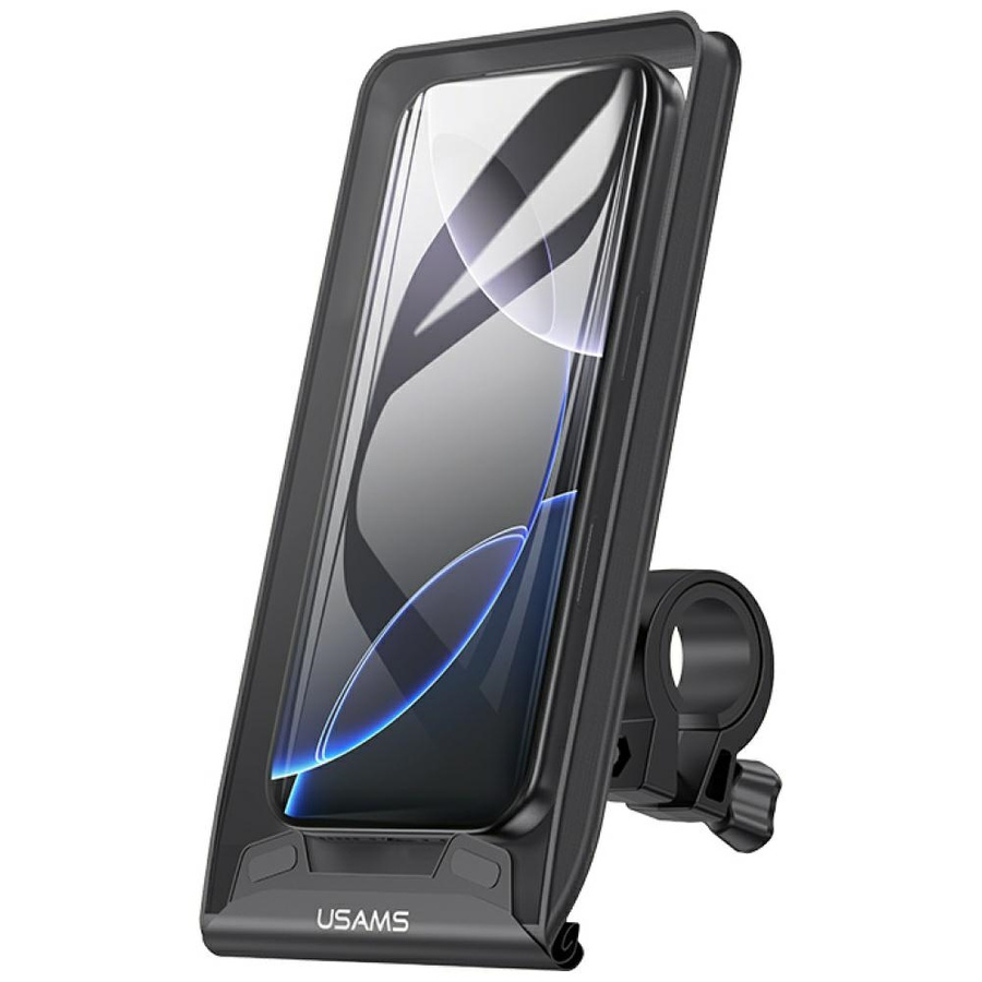 Dviračio laikiklis USAMS ZJ083 vandeniui atsparus juodas