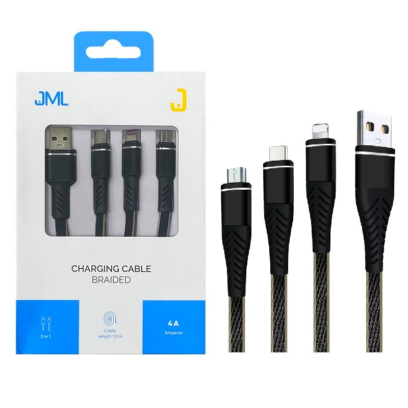 JML CD-105 USB MICRO laidas - 4A 1M
