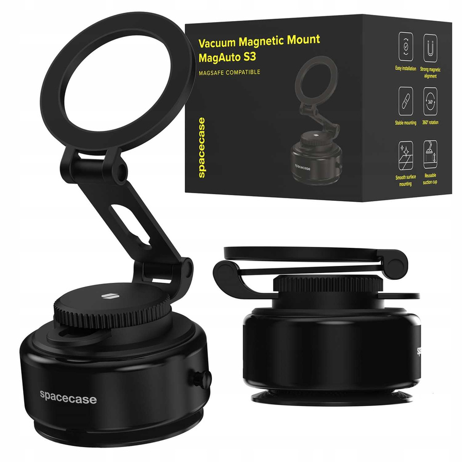 Spacecase vakuuminis magnetinis laikiklis MagAuto S3