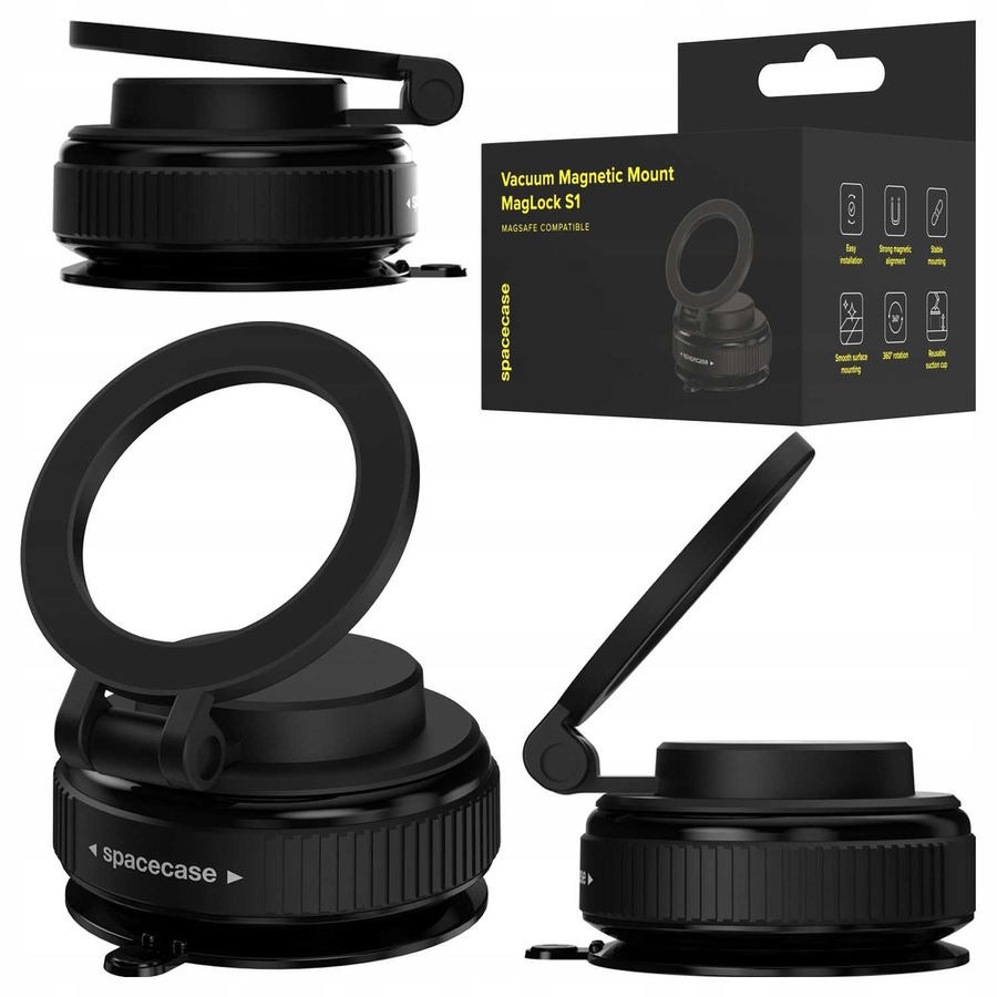 Spacecase vakuuminis magnetinis laikiklis MagLock S1