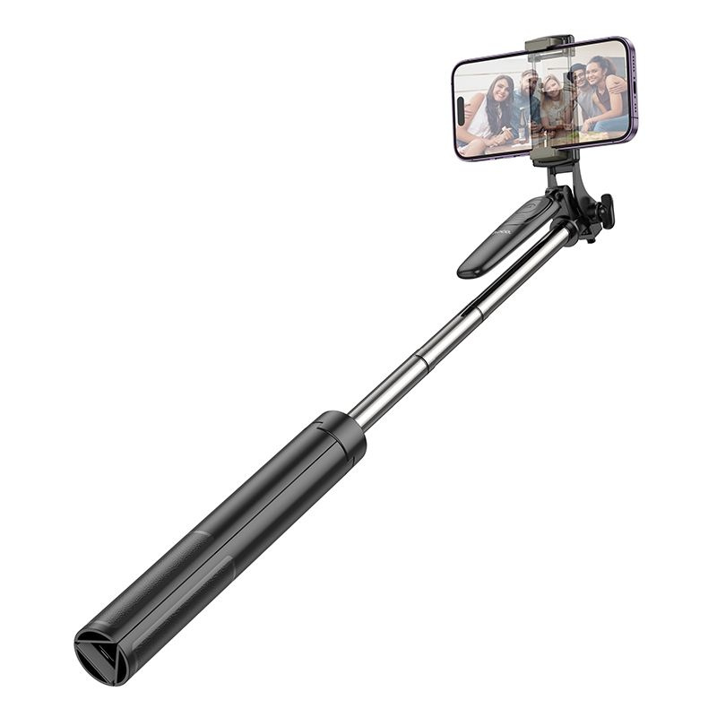 Asmenukių lazda HOCO K19 (Selfie Stick) / trikojis, 157cm, BT