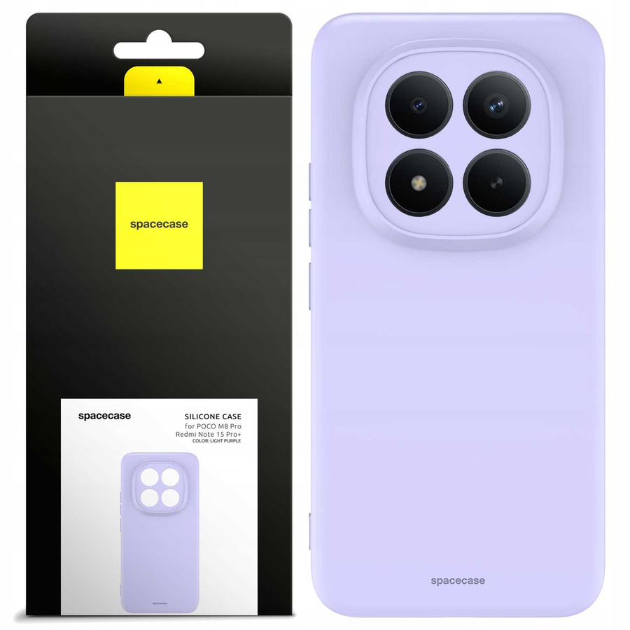 Spacecase Etui Silicone Case 3.0 Poco M8 Pro/Note 15 Pro+ purple