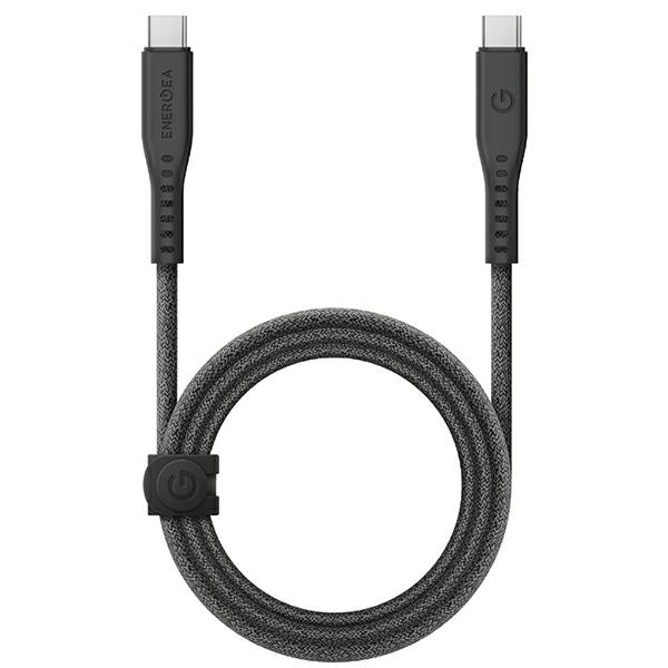 ENERGEA Laidas Flow USB-C - USB-C1.5m juodas/black 240W 5A PD Fast Charge