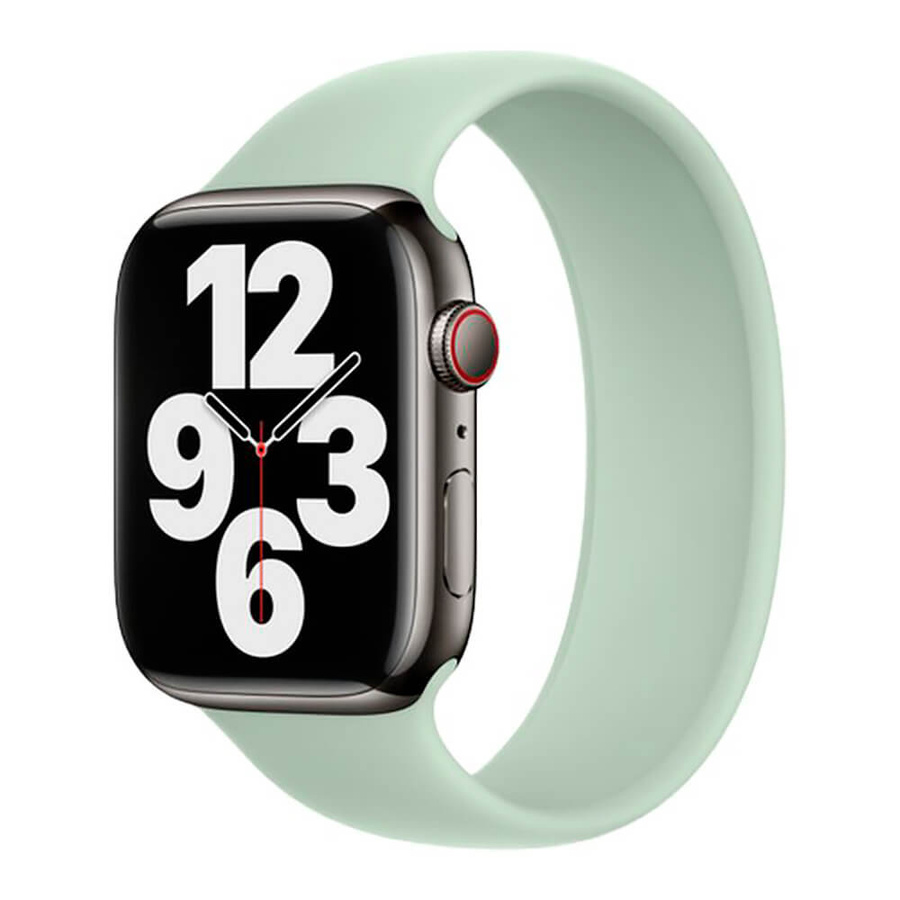 APPLE DIRŽELIS APPLE WATCH SOLO LOOP 42/44/45MM SIZE 8 MINERAL GREEN be pakuotės