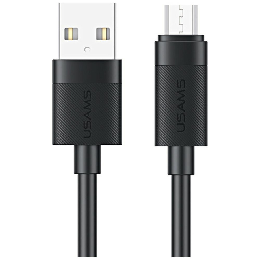 Laidas USAMS U94 18W MicroUSB į USB-A 1m juodas
