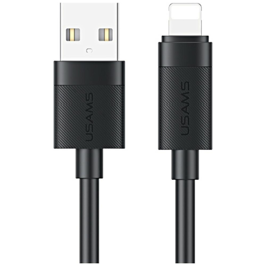 Laidas USAMS U94 12W Lightning į USB-A 1m juodas