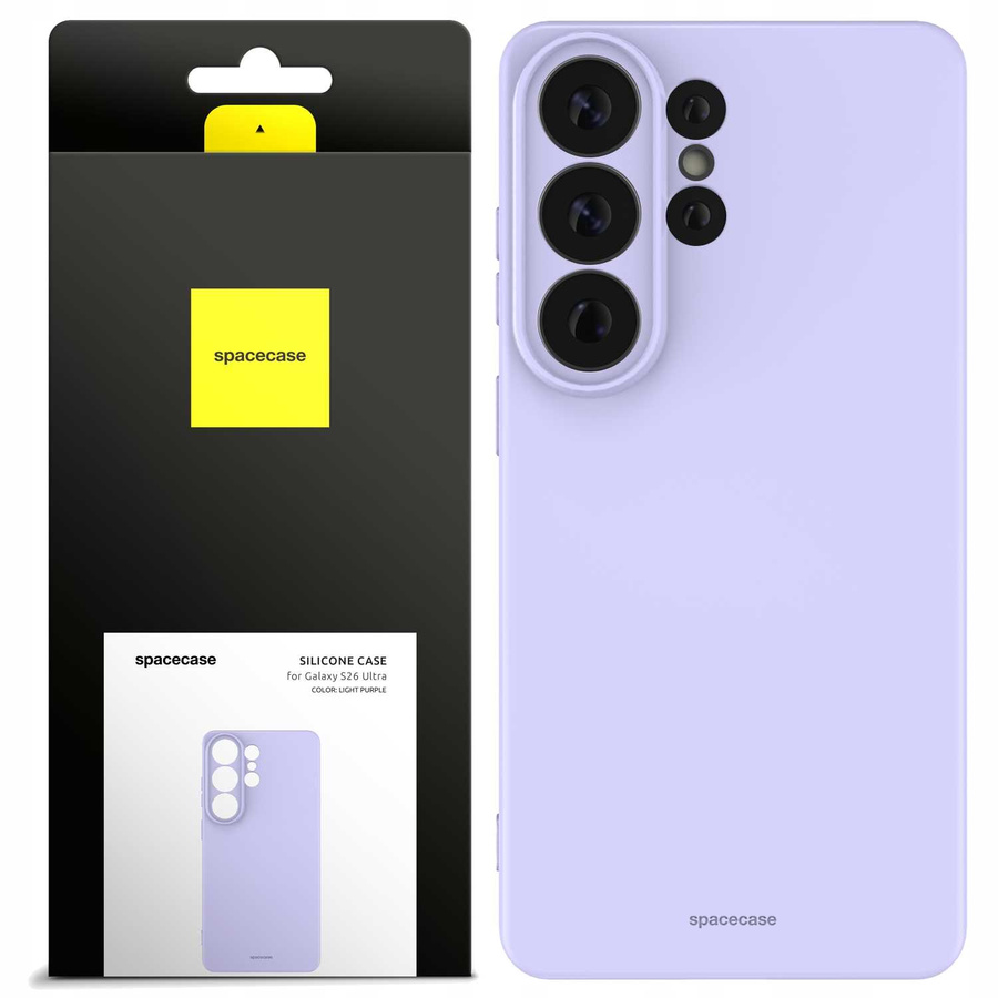 Spacecase silikoninis dėklas 3.0 Galaxy S26 Ultra šviesiai violetinis