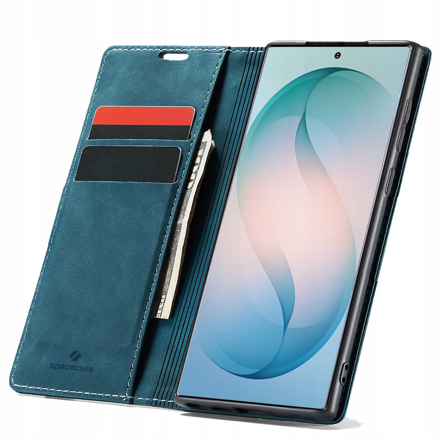 Spacecase dėklas Wallet Galaxy S26 Ultra mėlynas