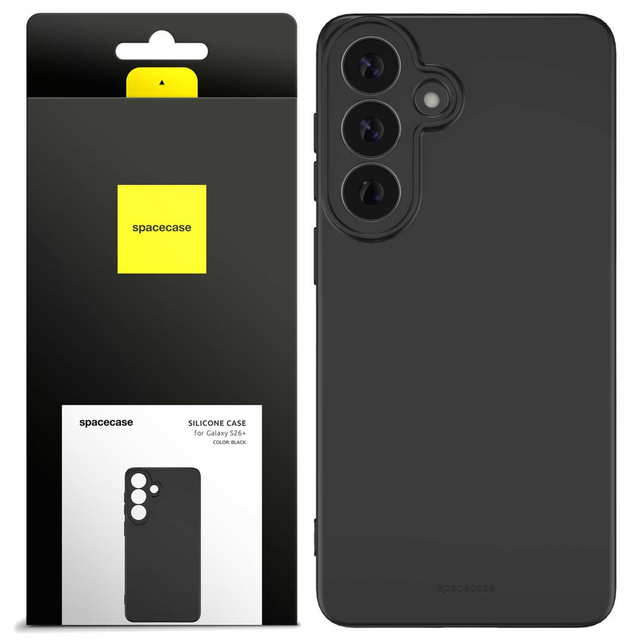 Spacecase silikoninis dėklas 3.0 Galaxy S26+ juodas