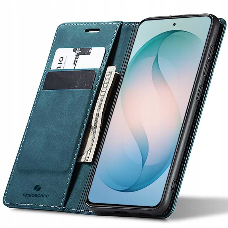 Spacecase dėklas Wallet Galaxy S26+ mėlynas