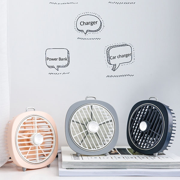 USAMS Ventiliatorius su lempa rožinis/pinkZB65FS1 (US-ZB065)