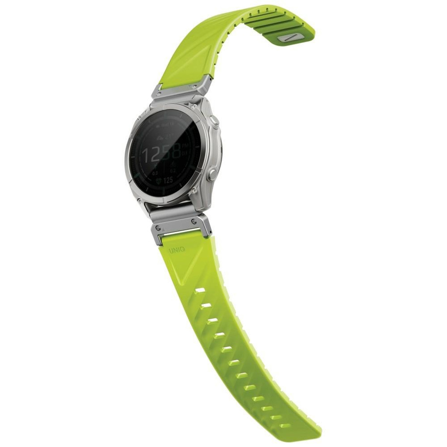 UNIQ Fluo x Smart-Fit dirželis Garmin 22mm limonka